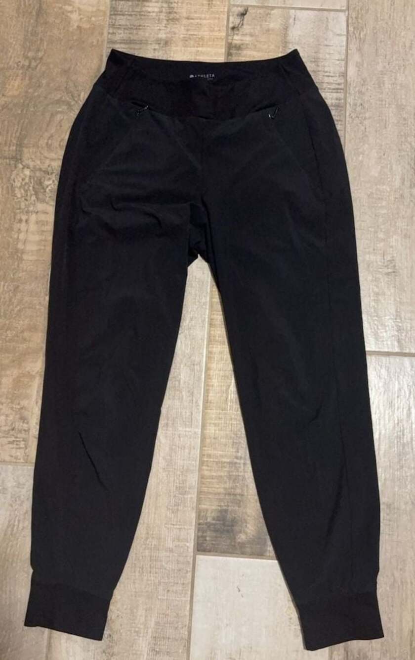 Athleta Black Track Joggers